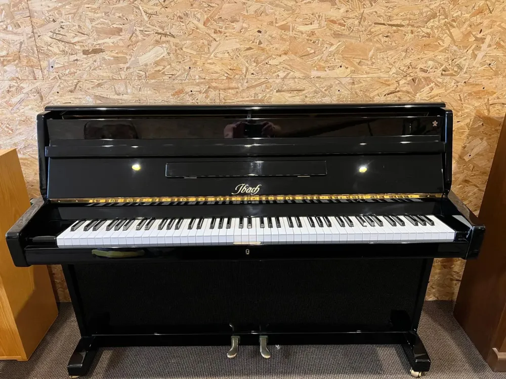 IBACH 101 noir laqué piano droit occasion allemand