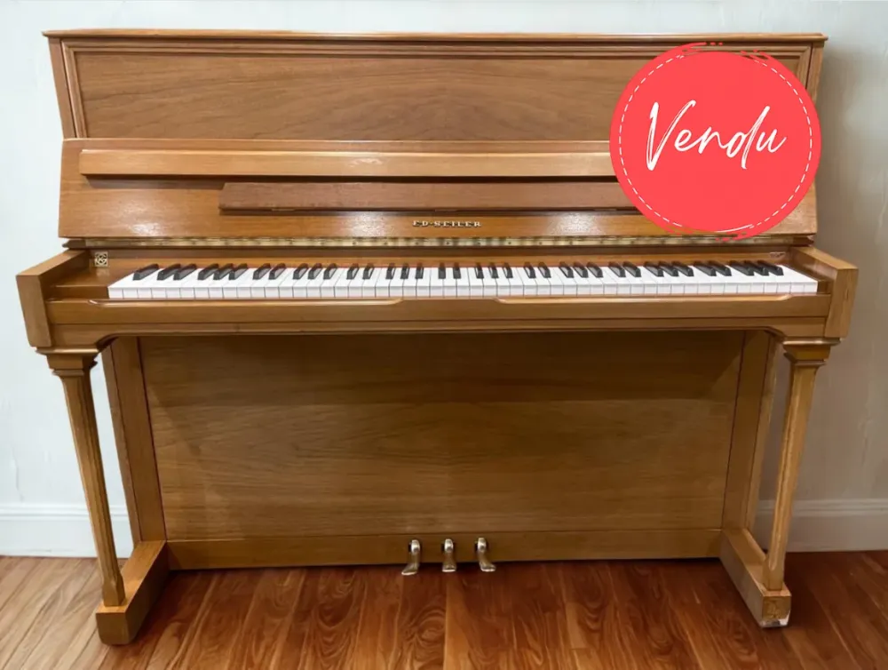ED SEILER 118 Noyer Piano droit occasion allemand